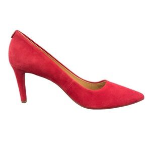 Michael Kors NEW Red Leather 4” Stiletto Heals Woman’s size 11